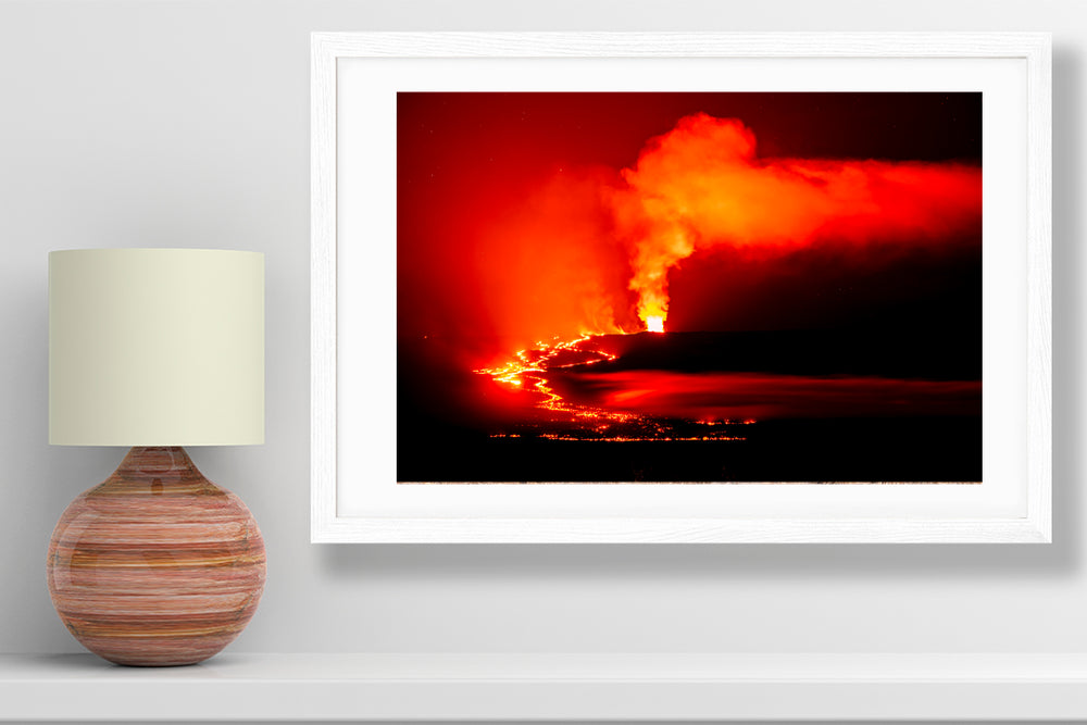 Hawaii mauna loa lava photography small print