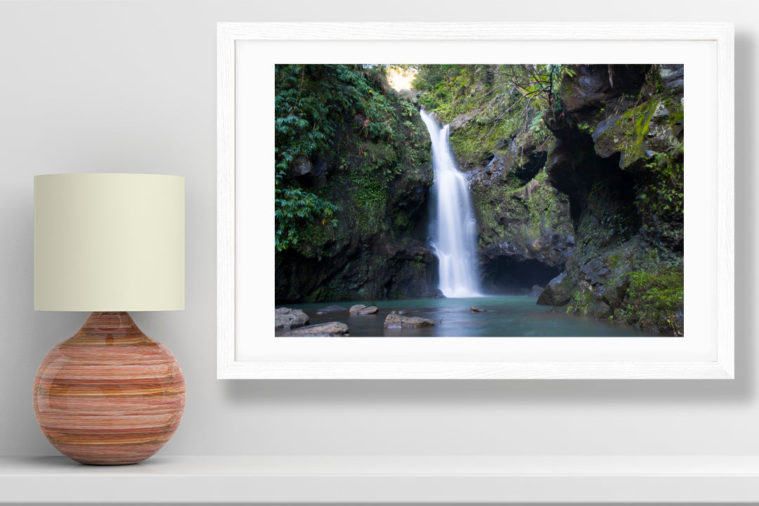 Maui waterfall photography small print