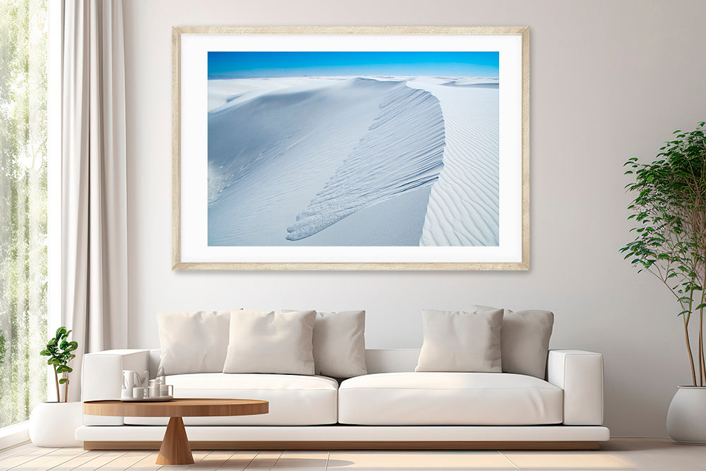 White sand National park photography living room