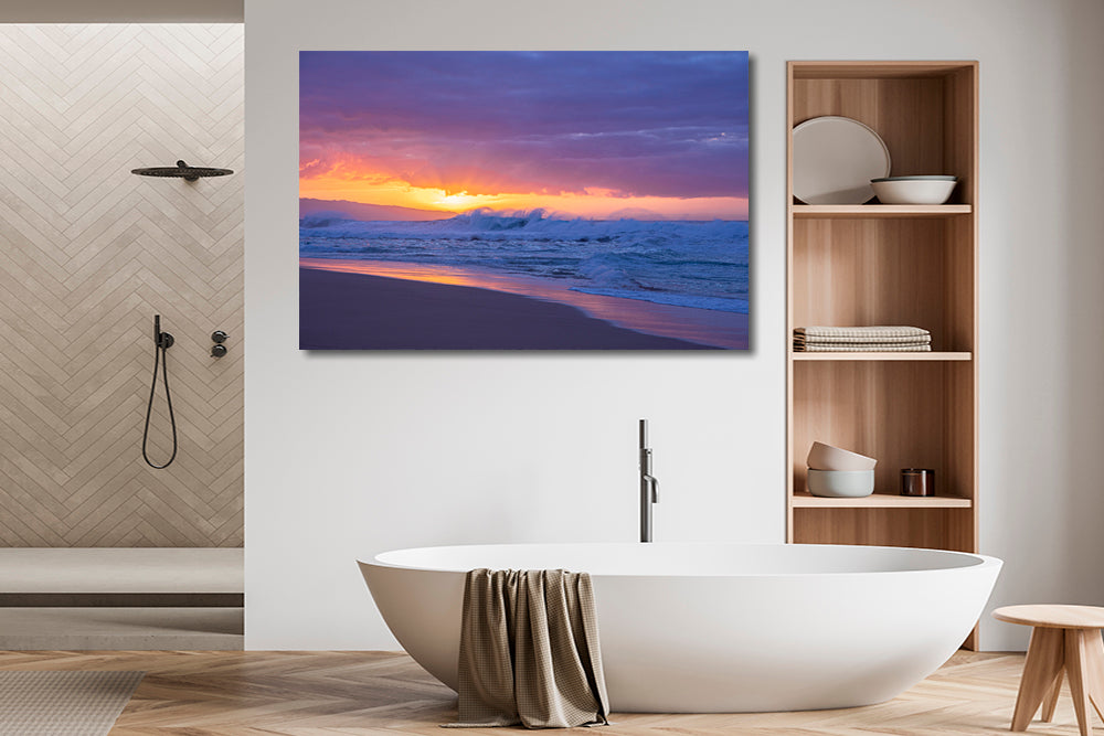 
                  
                    Hawaii beach sunset photography bathroom
                  
                