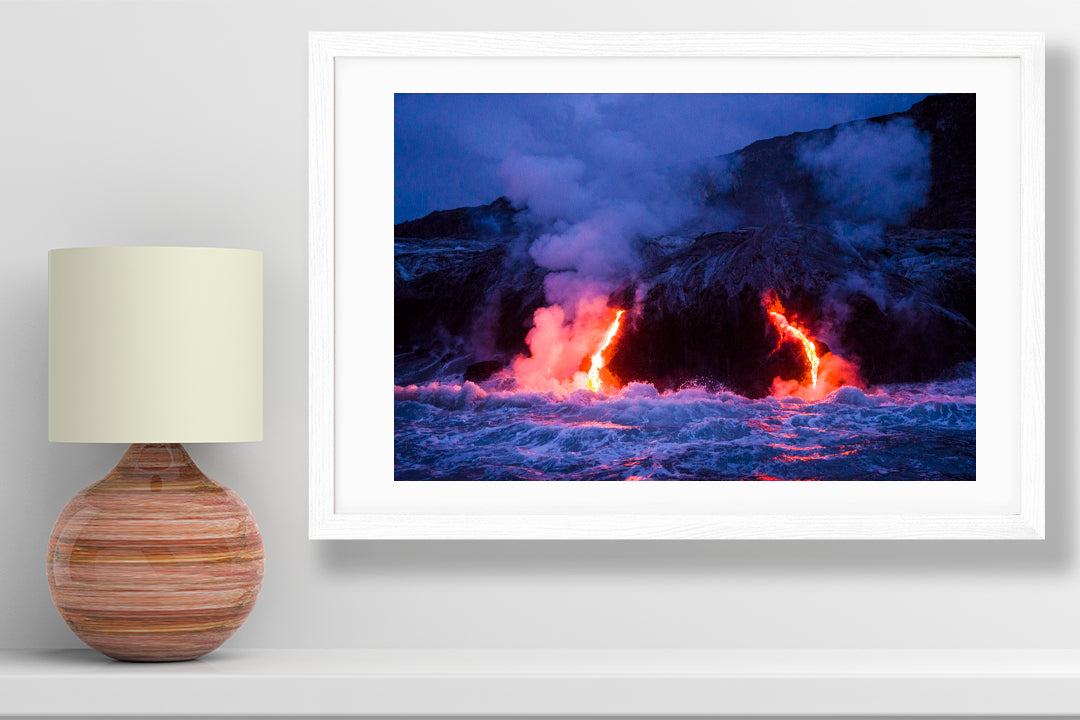 Hawaii lava volcano photography small print