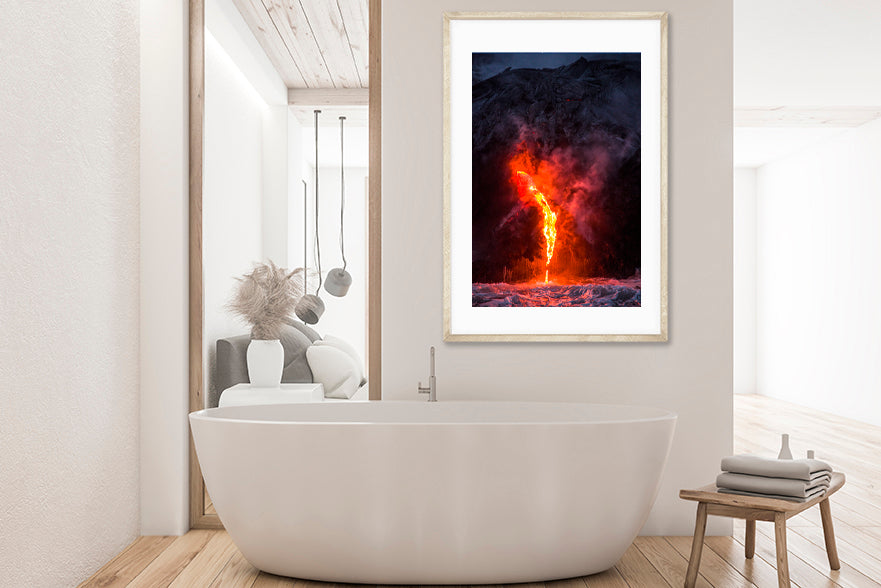 
                  
                    Hawaii volcano photography bathroom
                  
                